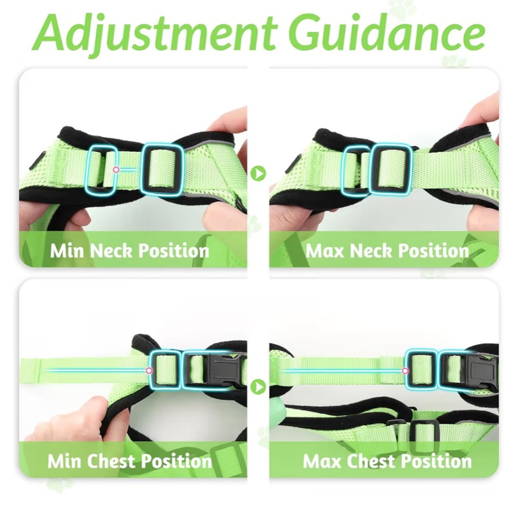 NWT Light Green Cat Harness and Leash Set - Picture 7 of 8